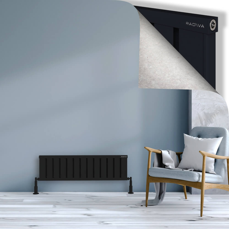 OBI Dekoratif Alüminyum Radyatör 300x1044 Siyah