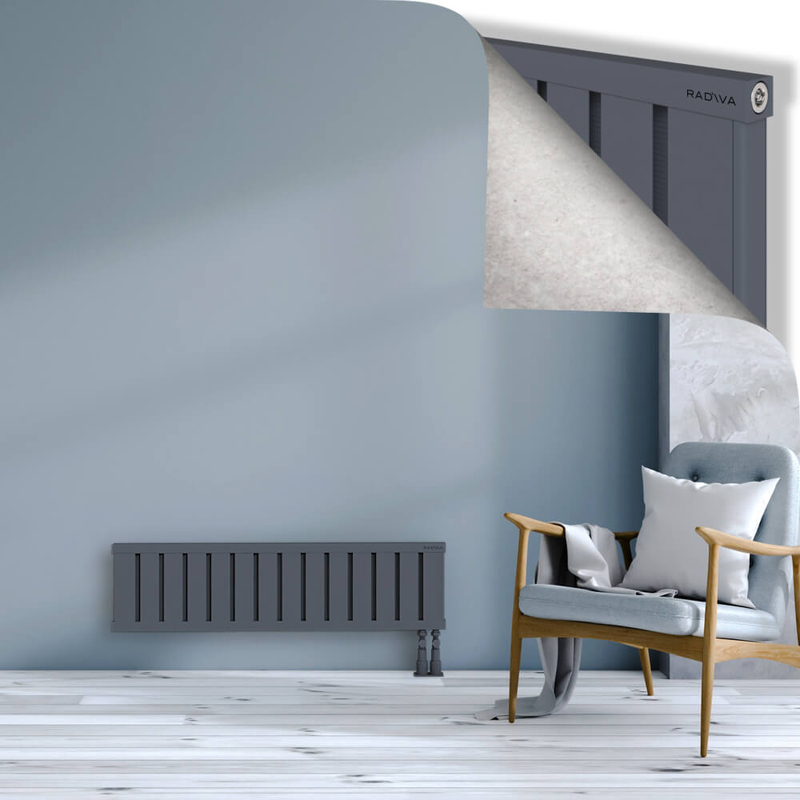OBI Dekoratif Alüminyum Radyatör 300x1124 Antrasit