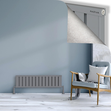 Radiva - Obi Dekoratif Alüminyum Radyatör 300x1124 Gri