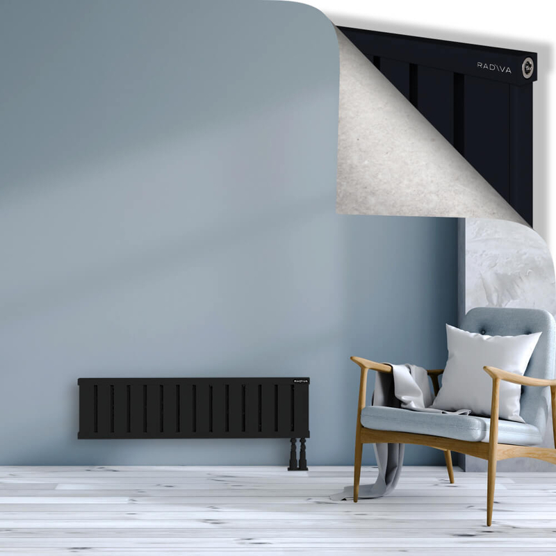 OBI Dekoratif Alüminyum Radyatör 300x1124 Siyah