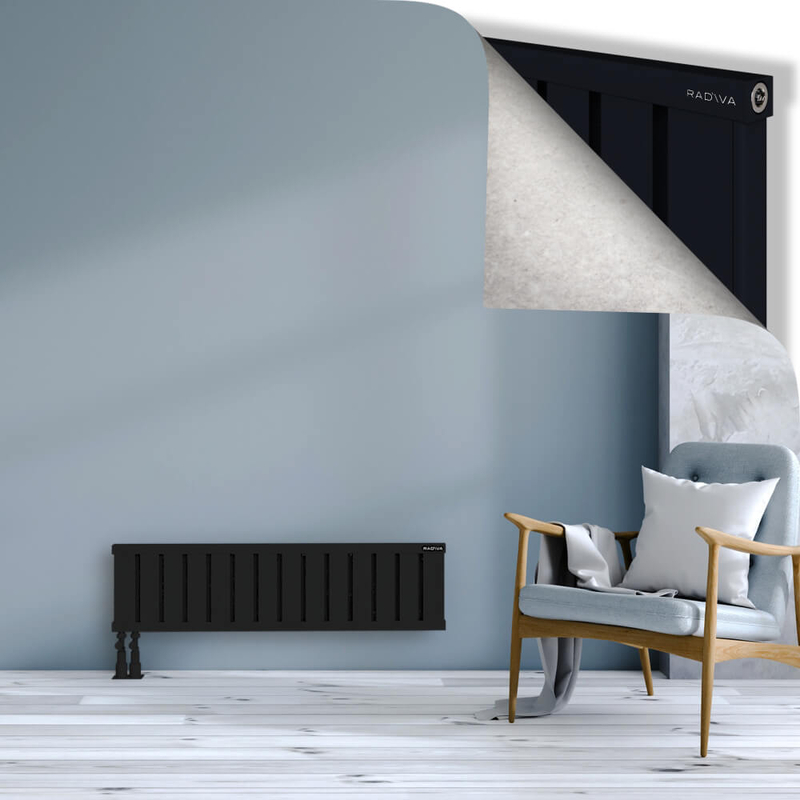 OBI Dekoratif Alüminyum Radyatör 300x1124 Siyah