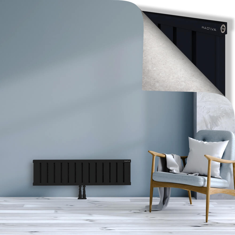 OBI Dekoratif Alüminyum Radyatör 300x1124 Siyah