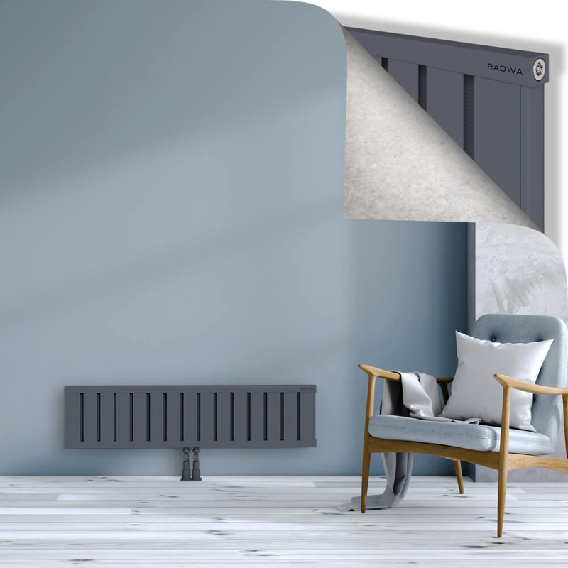 OBI Dekoratif Alüminyum Radyatör 300x1204 Antrasit