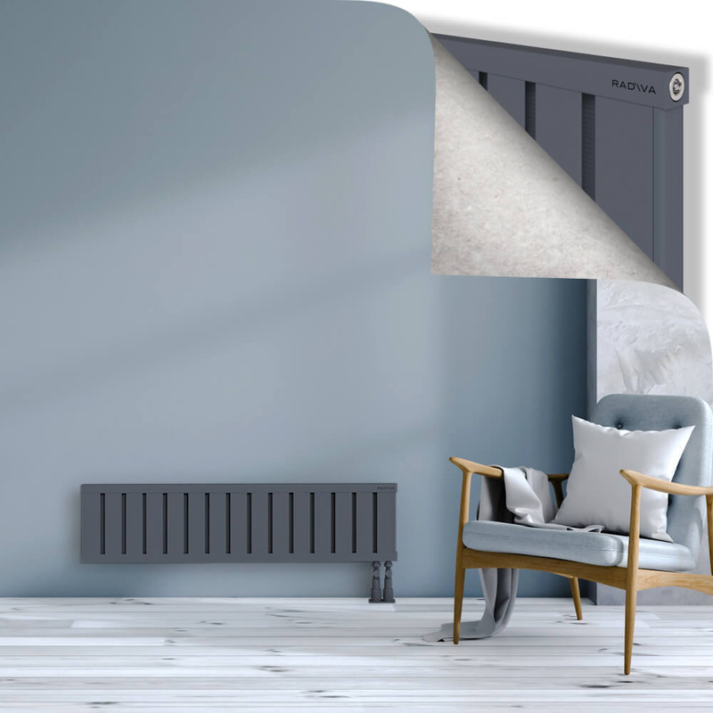 OBI Dekoratif Alüminyum Radyatör 300x1204 Antrasit