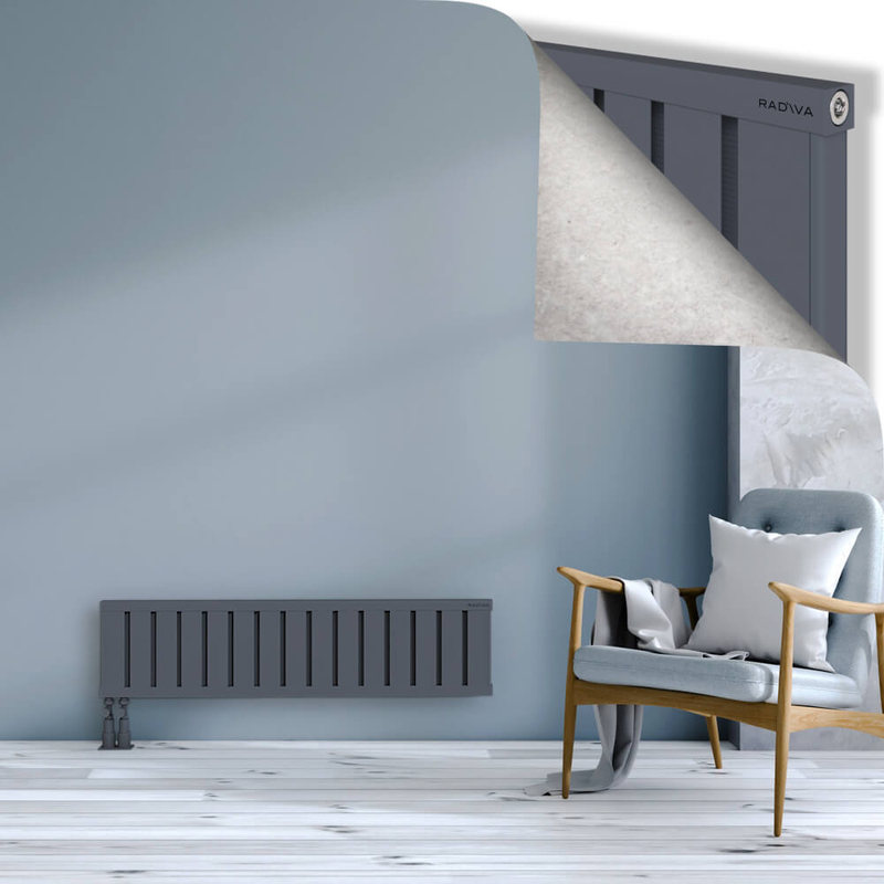 OBI Dekoratif Alüminyum Radyatör 300x1204 Antrasit