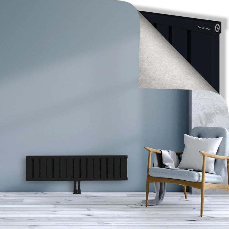 OBI Dekoratif Alüminyum Radyatör 300x1204 Siyah