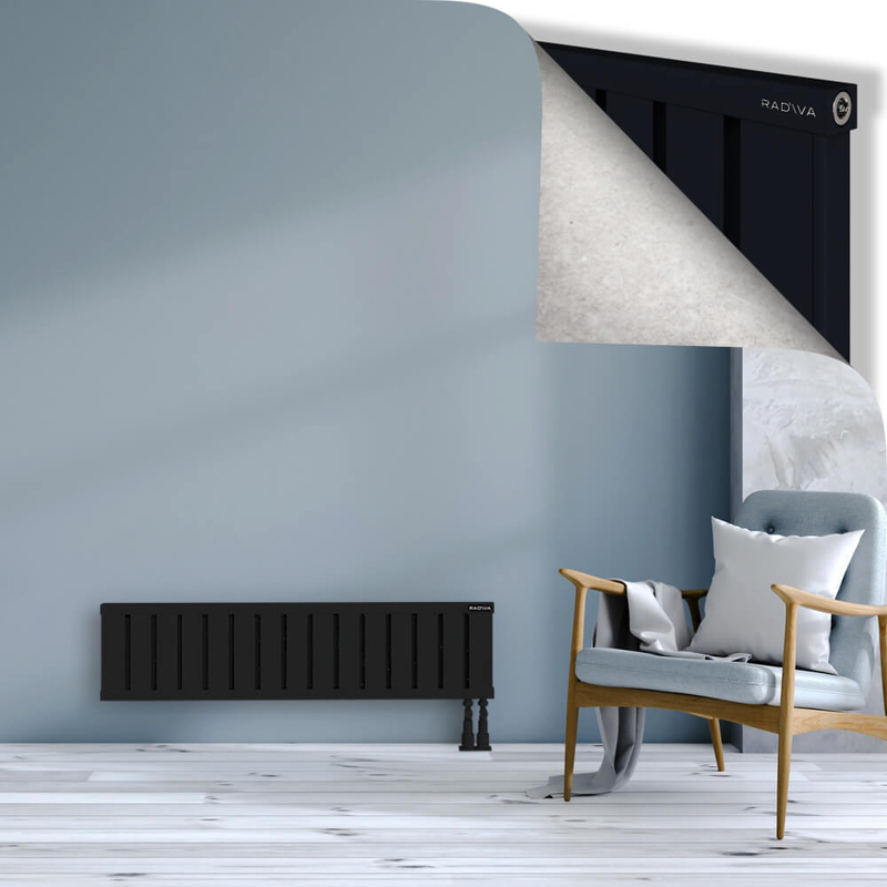 OBI Dekoratif Alüminyum Radyatör 300x1204 Siyah