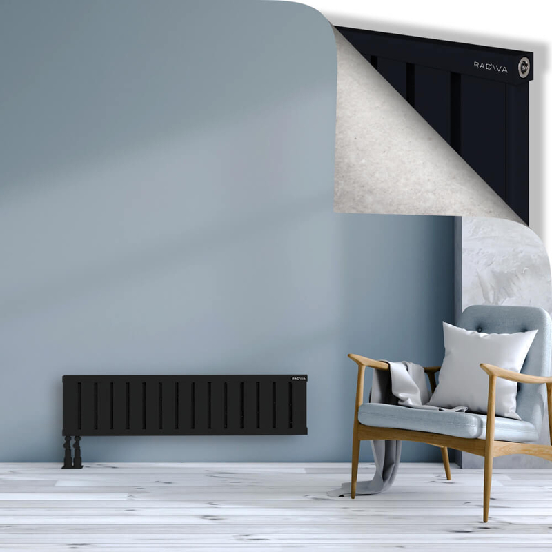 OBI Dekoratif Alüminyum Radyatör 300x1204 Siyah