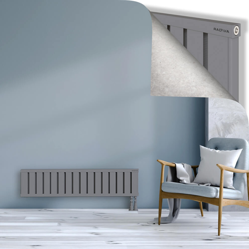 OBI Dekoratif Alüminyum Radyatör 300x1284 Gri