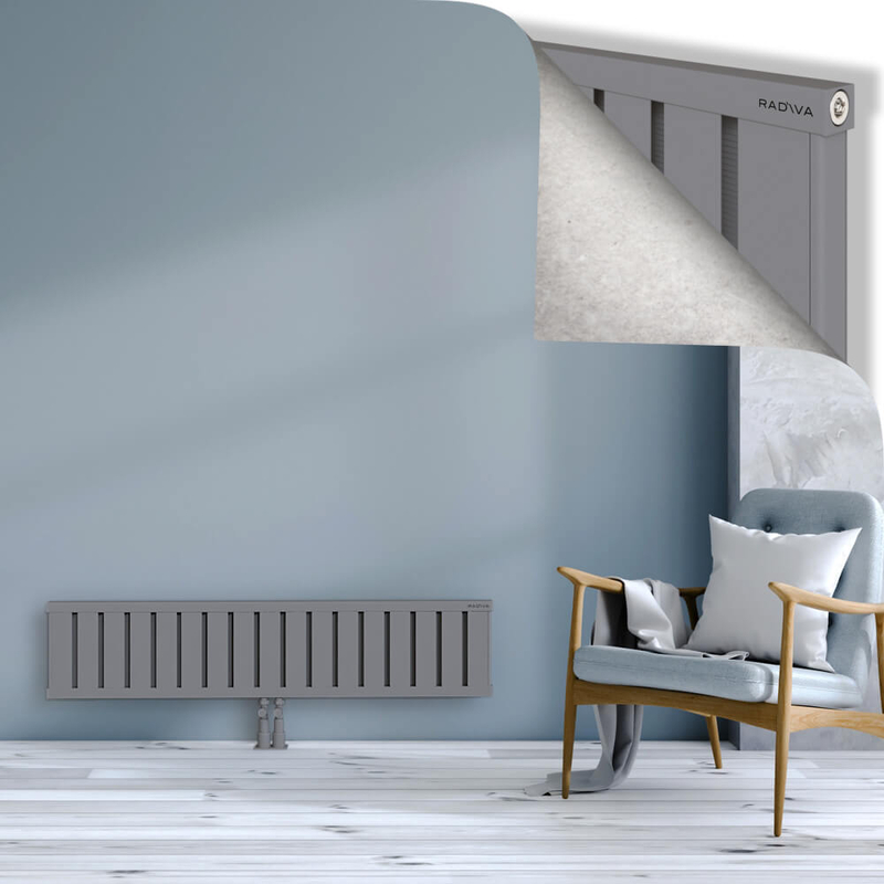 OBI Dekoratif Alüminyum Radyatör 300x1364 Gri