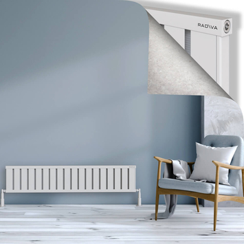 Radiva - Obi Dekoratif Alüminyum Radyatör 300x1444 Beyaz