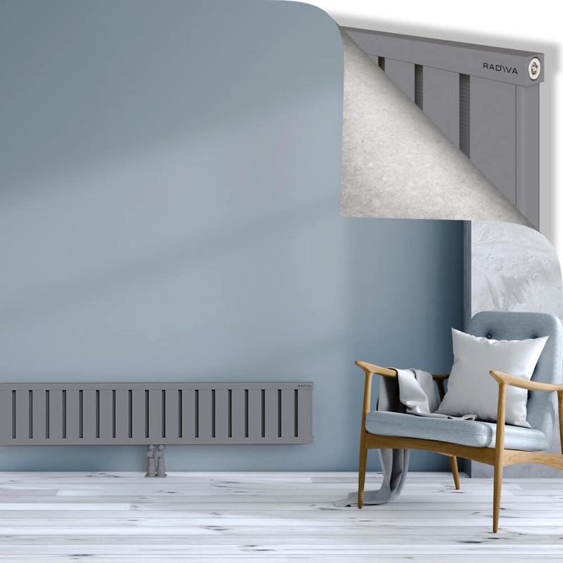 OBI Dekoratif Alüminyum Radyatör 300x1844 Gri