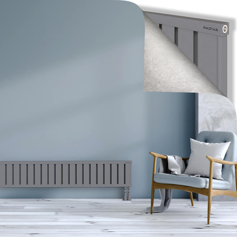 OBI Dekoratif Alüminyum Radyatör 300x1844 Gri