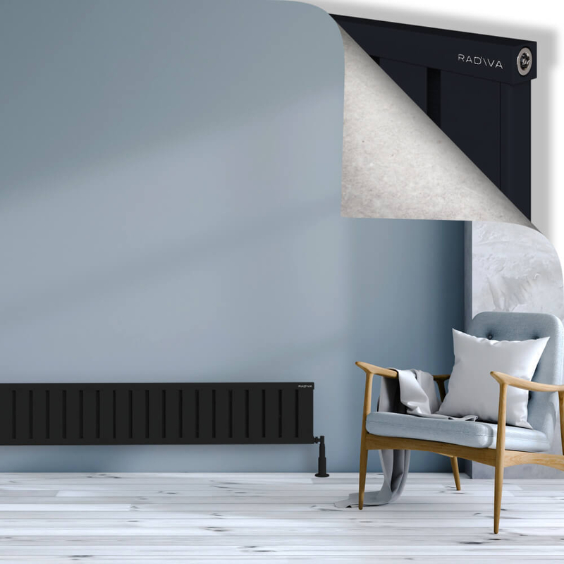 OBI Dekoratif Alüminyum Radyatör 300x2084 Siyah