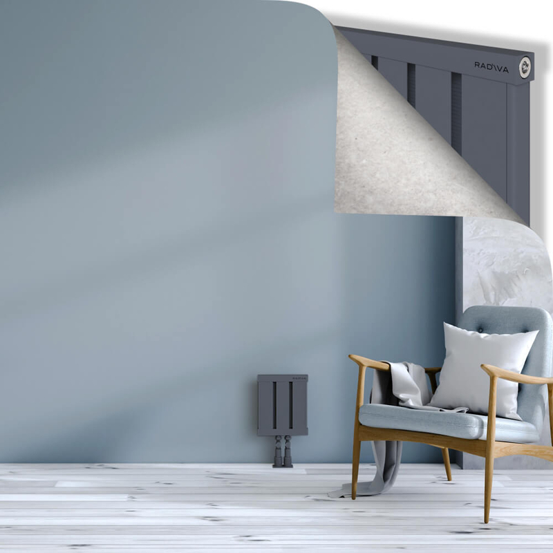 OBI Dekoratif Alüminyum Radyatör 300x244 Antrasit