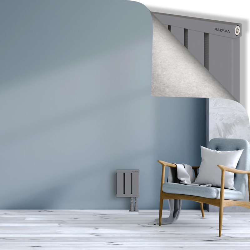 OBI Dekoratif Alüminyum Radyatör 300x244 Gri
