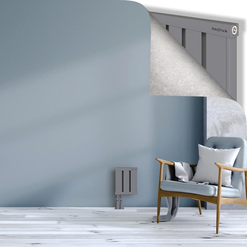 OBI Dekoratif Alüminyum Radyatör 300x244 Gri