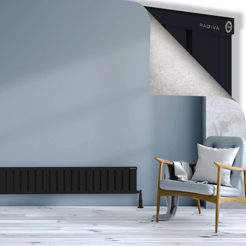 Radiva - Obi Dekoratif Alüminyum Radyatör 300x2964 Siyah