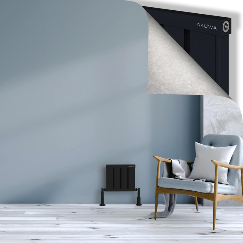 OBI Dekoratif Alüminyum Radyatör 300x324 Siyah