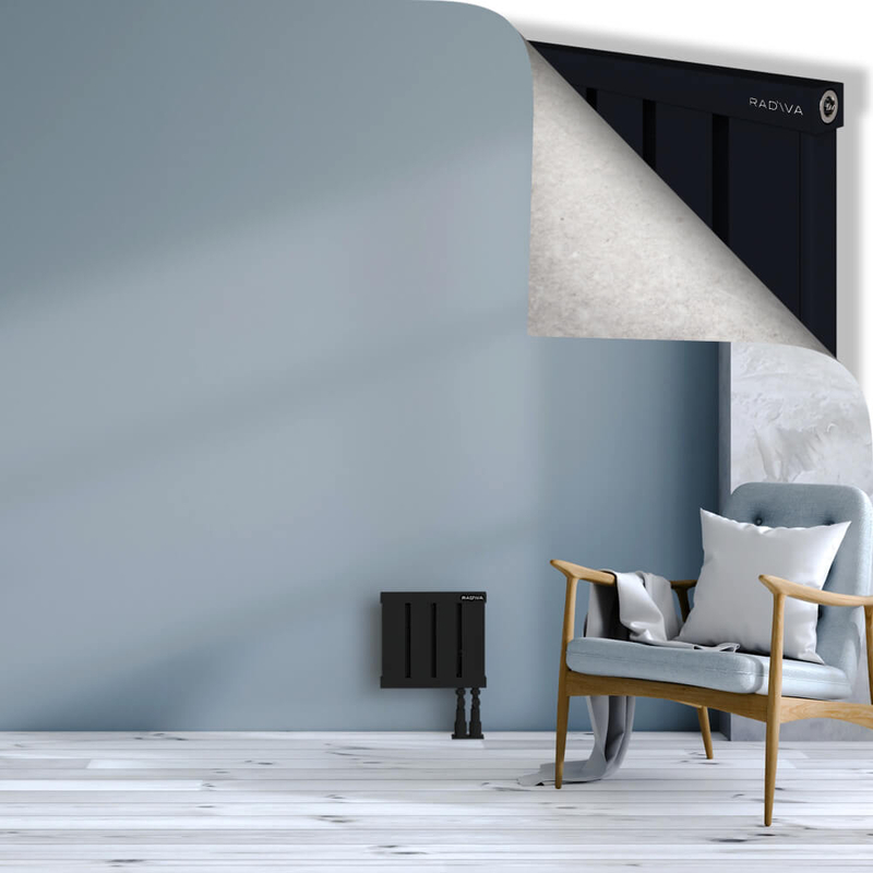 OBI Dekoratif Alüminyum Radyatör 300x324 Siyah