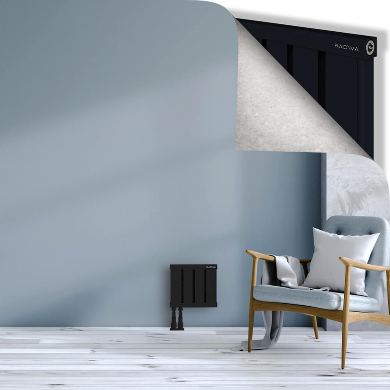 OBI Dekoratif Alüminyum Radyatör 300x324 Siyah