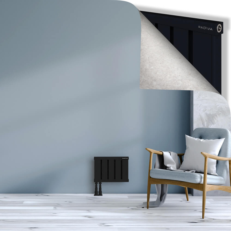 OBI Dekoratif Alüminyum Radyatör 300x404 Siyah