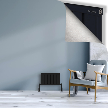 Radiva - Obi Dekoratif Alüminyum Radyatör 300x484 Siyah