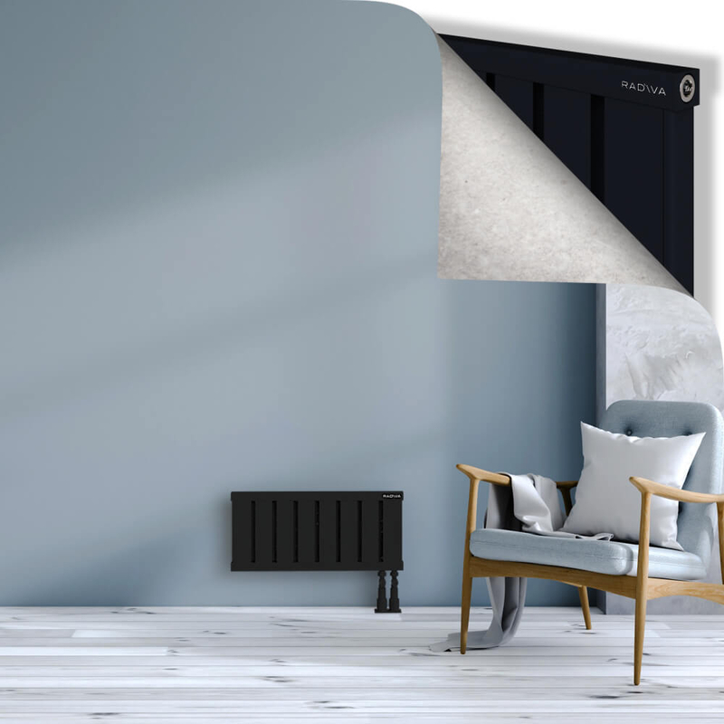 OBI Dekoratif Alüminyum Radyatör 300x644 Siyah