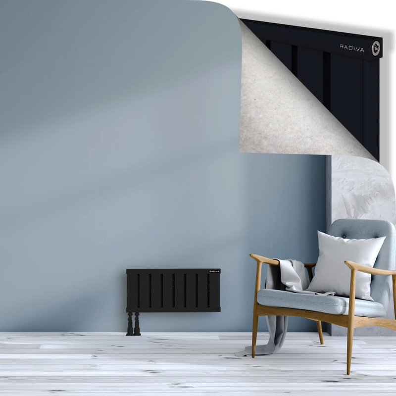 OBI Dekoratif Alüminyum Radyatör 300x644 Siyah