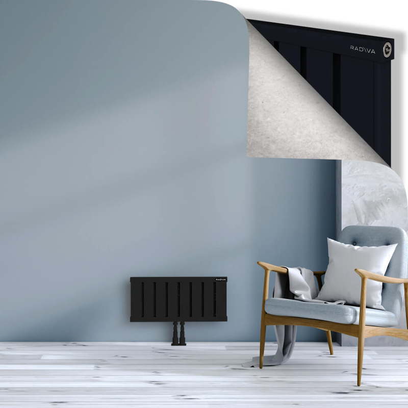 OBI Dekoratif Alüminyum Radyatör 300x644 Siyah