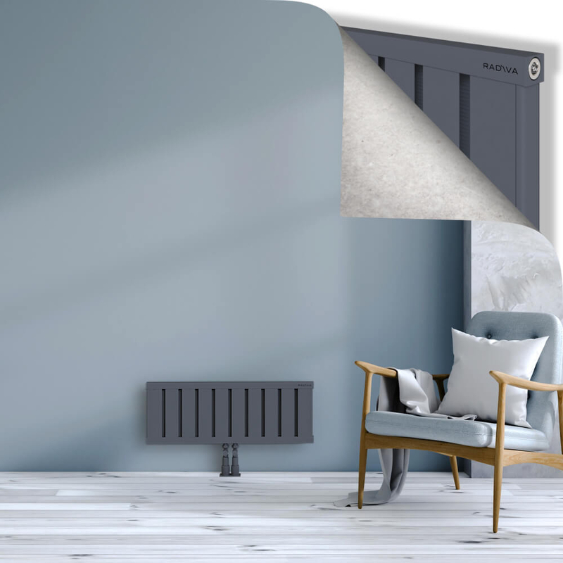 OBI Dekoratif Alüminyum Radyatör 300x804 Antrasit