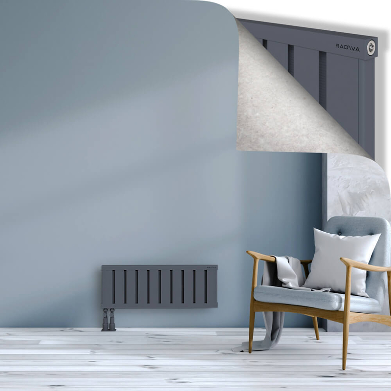 OBI Dekoratif Alüminyum Radyatör 300x804 Antrasit