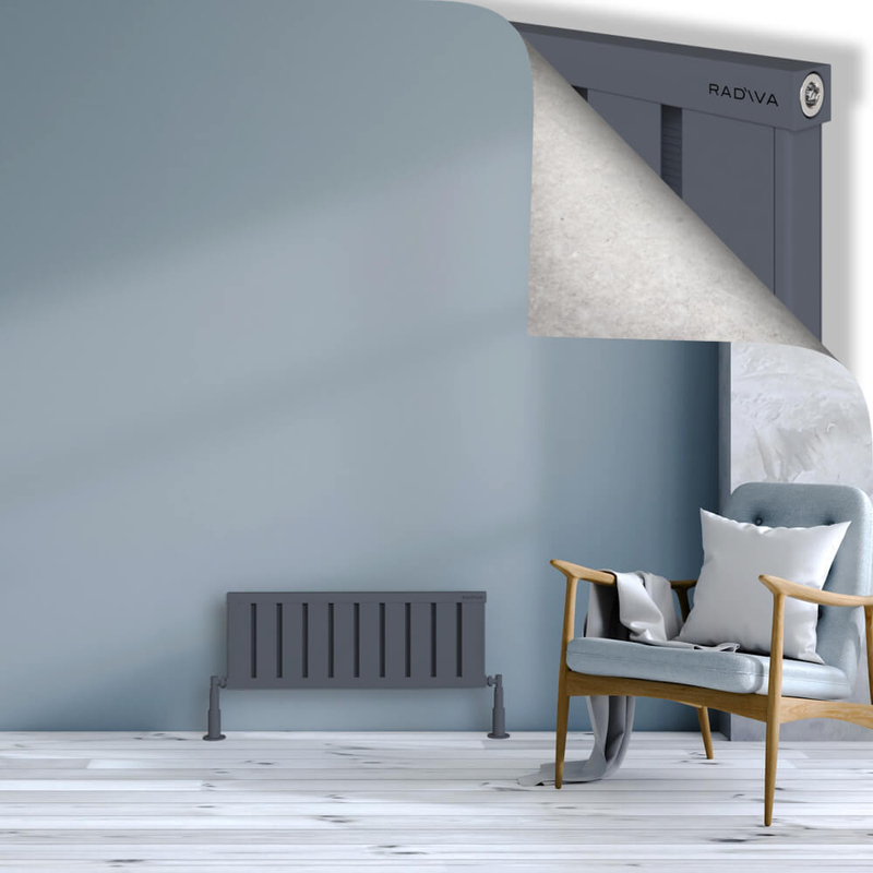 OBI Dekoratif Alüminyum Radyatör 300x804 Antrasit