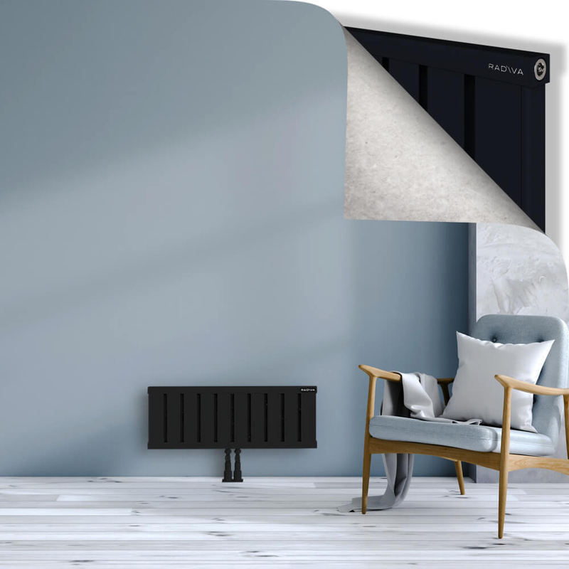 OBI Dekoratif Alüminyum Radyatör 300x804 Siyah