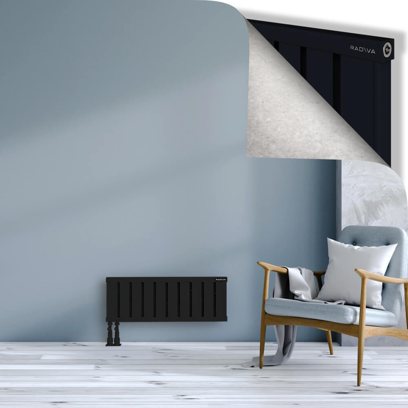 OBI Dekoratif Alüminyum Radyatör 300x804 Siyah