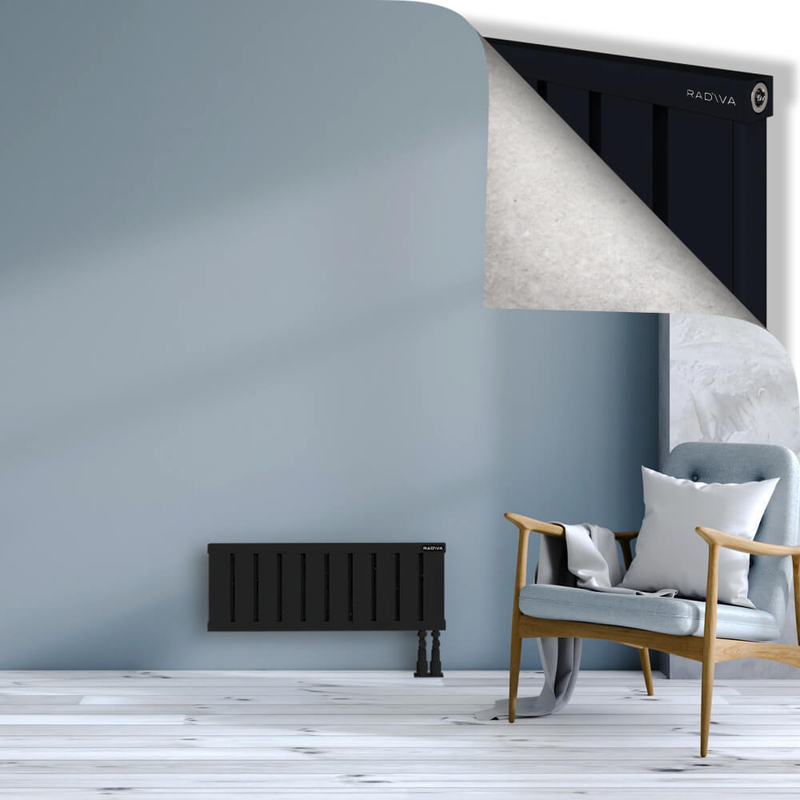 OBI Dekoratif Alüminyum Radyatör 300x804 Siyah
