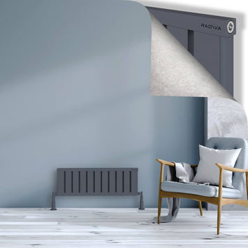 Radiva - Obi Dekoratif Alüminyum Radyatör 300x884 Antrasit