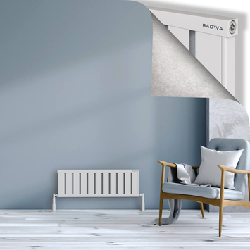 Radiva - Obi Dekoratif Alüminyum Radyatör 300x884 Beyaz