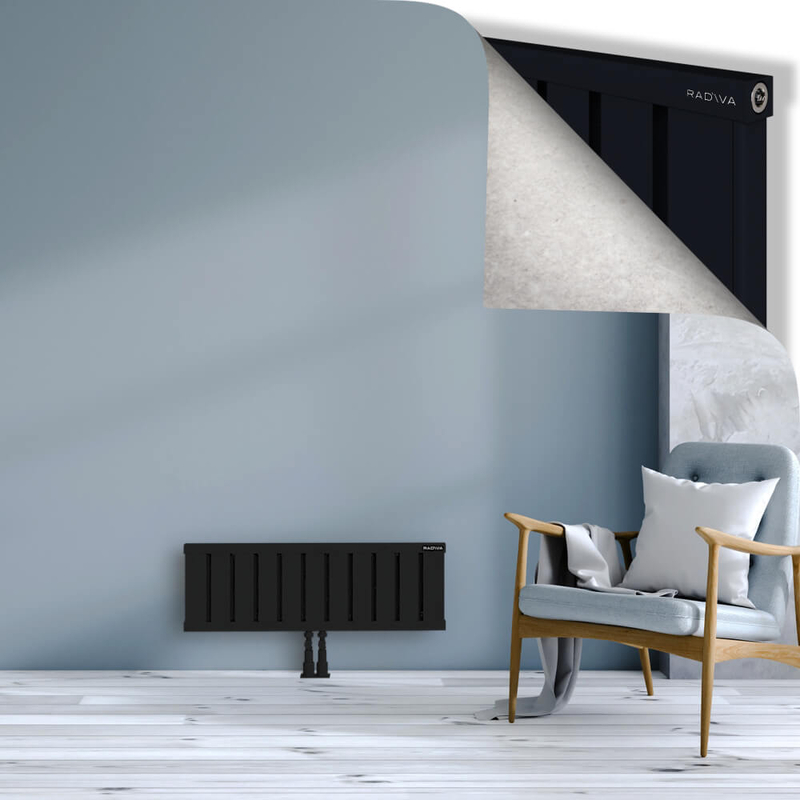 OBI Dekoratif Alüminyum Radyatör 300x884 Siyah