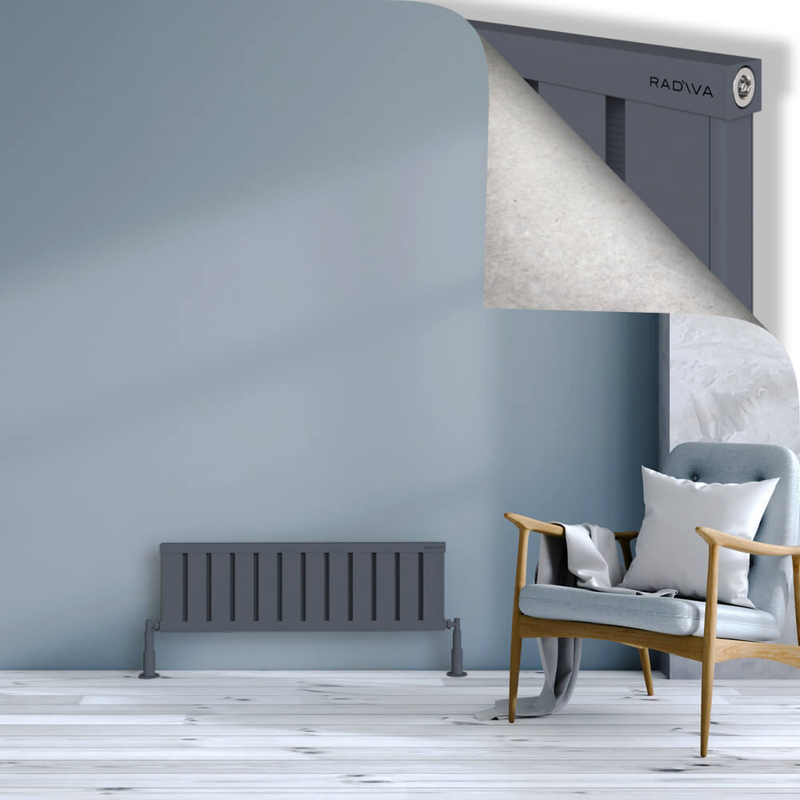 OBI Dekoratif Alüminyum Radyatör 300x964 Antrasit