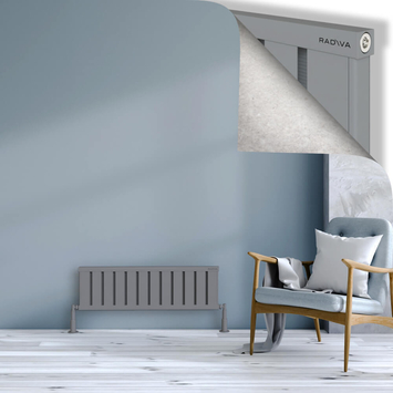 Radiva - Obi Dekoratif Alüminyum Radyatör 300x964 Gri