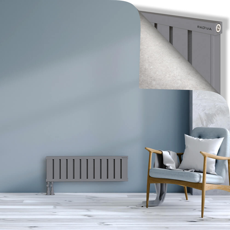 OBI Dekoratif Alüminyum Radyatör 300x964 Gri