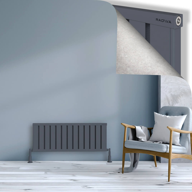 OBI Dekoratif Alüminyum Radyatör 400x1044 Antrasit