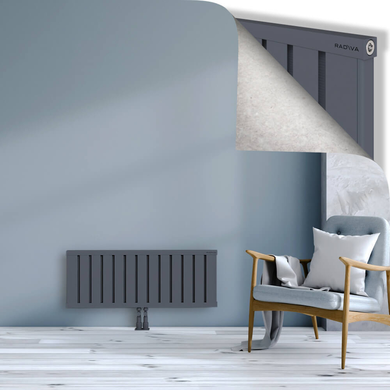 OBI Dekoratif Alüminyum Radyatör 400x1044 Antrasit