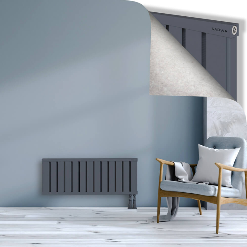 OBI Dekoratif Alüminyum Radyatör 400x1044 Antrasit