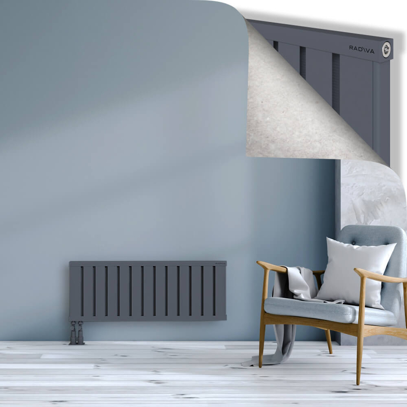 OBI Dekoratif Alüminyum Radyatör 400x1044 Antrasit