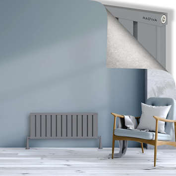 Radiva - Obi Dekoratif Alüminyum Radyatör 400x1044 Gri