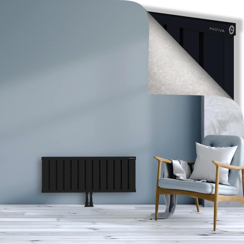 OBI Dekoratif Alüminyum Radyatör 400x1044 Siyah