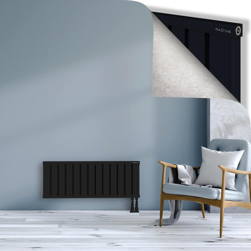 OBI Dekoratif Alüminyum Radyatör 400x1044 Siyah