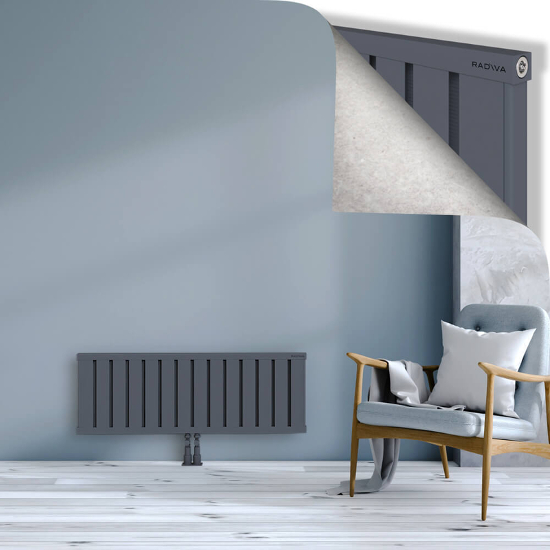 OBI Dekoratif Alüminyum Radyatör 400x1124 Antrasit